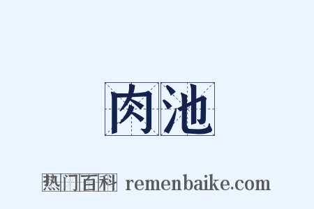 肉池是什么意思的图片